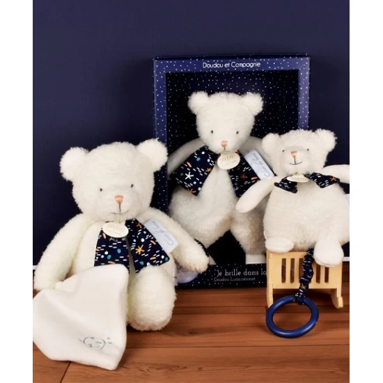 Ursulet muzical Doudou Clair de Lune 17 cm