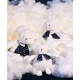 Ursulet muzical Doudou Clair de Lune 17 cm