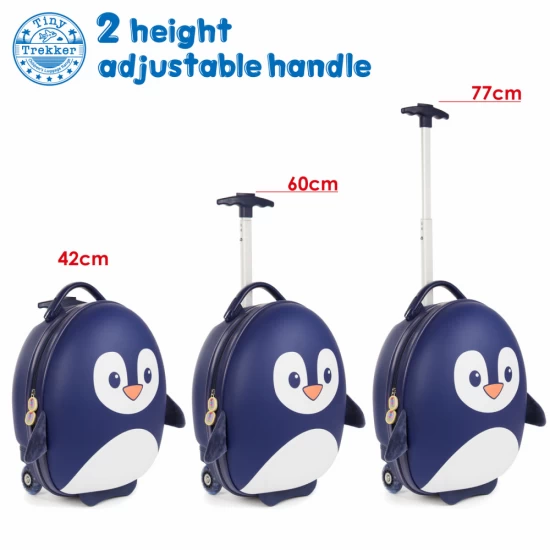 Valiza Troler Boppi Pinguin albastru Valiza Troler Boppi Pinguin albastru