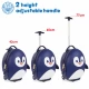 Valiza Troler Boppi Pinguin albastru Valiza Troler Boppi Pinguin albastru