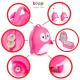 Valiza Troler Boppi Pinguin roz Valiza Troler Boppi Pinguin roz