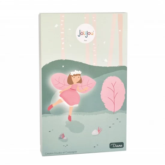 Papusa Zana din plus Diana 25 cm roz