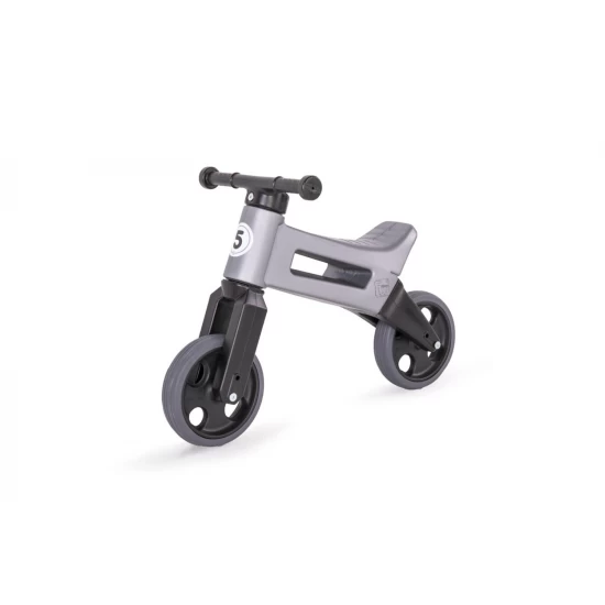 Bicicleta fara pedale Funny Wheels Rider Sport 2 in 1 Grey Bicicleta fara pedale Funny Wheels Rider Sport 2 in 1 Grey