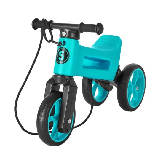 Bicicleta fara pedale Funny Wheels Rider SuperSport 2 in 1 Aqua/Aqua Bicicleta fara pedale Funny Wheels Rider SuperSport 2 in 1 Aqua/Aqua