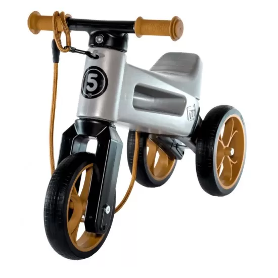 Bicicleta fara pedale Funny Wheels Rider SuperSport 2 in 1 Matte Grey Bicicleta fara pedale Funny Wheels Rider SuperSport 2 in 1 Matte Grey
