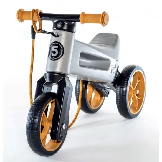 Bicicleta fara pedale Funny Wheels Rider SuperSport 2 in 1 Matte Grey Bicicleta fara pedale Funny Wheels Rider SuperSport 2 in 1 Matte Grey