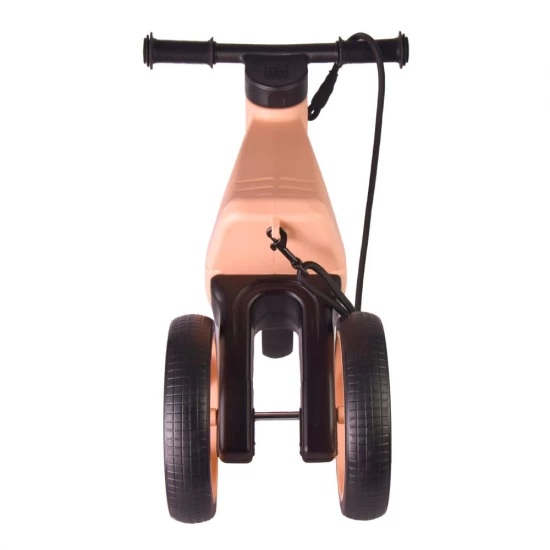 Bicicleta fara pedale Funny Wheels Rider SuperSport 2 in 1 Pastel Apricot Bicicleta fara pedale Funny Wheels Rider SuperSport 2 in 1 Pastel Apricot