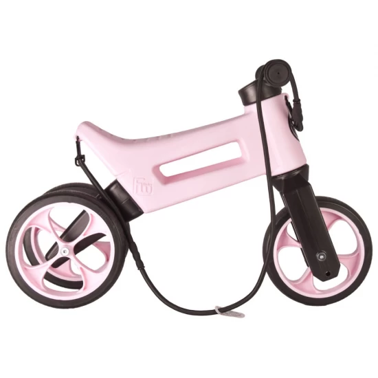 Bicicleta fara pedale Funny Wheels Rider SuperSport 2 in 1 Pastel Baby Pink Bicicleta fara pedale Funny Wheels Rider SuperSport 2 in 1 Pastel Baby Pink