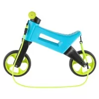 Bicicleta fara pedale Funny Wheels Rider SuperSport Yetti 3 in 1 Blue/Lime