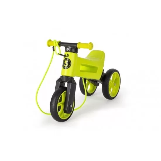 Bicicleta fara pedale Funny Wheels Supersport 2 in 1 Lime Bicicleta fara pedale Funny Wheels Supersport 2 in 1 Lime