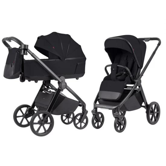 Carucior 2 in 1 Carrello Omega Plus, protectie UV SPF 50, Cosmo Black Carucior 2 in 1 Carrello Omega Plus, protectie UV SPF 50, Cosmo Black