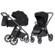 Carucior 2 in 1 Carrello Omega Plus, protectie UV SPF 50, Cosmo Black Carucior 2 in 1 Carrello Omega Plus, protectie UV SPF 50, Cosmo Black
