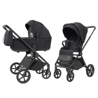 Carucior copii 2 in 1 reversibil, protectie UV SPF 50, Carrello Ultra 2025 Basalt Black