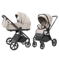 Carucior copii 2 in 1, reversibil, protectie UV SPF 50, Carrello Ultra 2025 Ice Grey