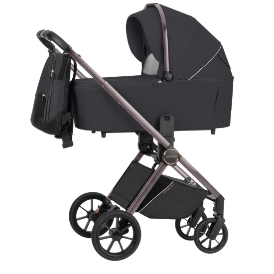 Carucior compact premium Carrello Ultra 3 in 1 I-Size 40-87 cm Night Black Carucior compact premium Carrello Ultra 3 in 1 I-Size 40-87 cm Night Black