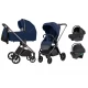 Carucior compact premium Carrello Ultra 3 in 1 I-Size 40-87 cm Morning Blue Carucior compact premium Carrello Ultra 3 in 1 I-Size 40-87 cm Morning Blue