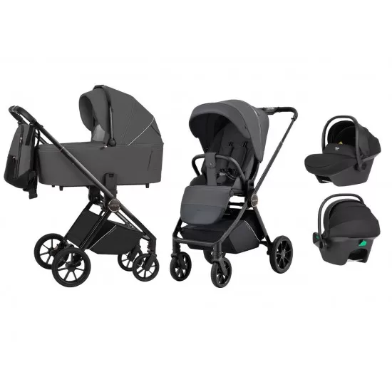 Carucior compact premium Carrello Ultra 3 in 1 I-Size 40-87 cm Sonic Grey Carucior compact premium Carrello Ultra 3 in 1 I-Size 40-87 cm Sonic Grey