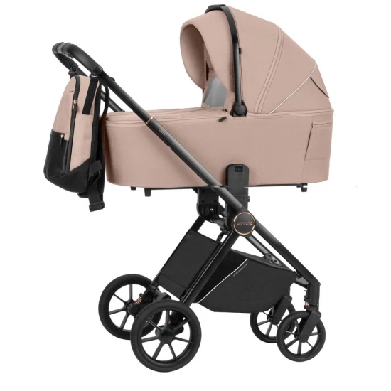 Carucior compact premium Carrello Ultra 4 in 1 I-Size 40-87 cm cu baza Isofix Antique Beige Carucior compact premium Carrello Ultra 4 in 1 I-Size 40-87 cm cu baza Isofix Antique Beige