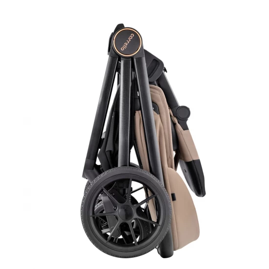 Carucior compact premium Carrello Ultra 4 in 1 I-Size 40-87 cm cu baza Isofix Antique Beige Carucior compact premium Carrello Ultra 4 in 1 I-Size 40-87 cm cu baza Isofix Antique Beige