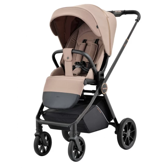 Carucior compact premium Carrello Ultra 4 in 1 I-Size 40-87 cm cu baza Isofix Antique Beige Carucior compact premium Carrello Ultra 4 in 1 I-Size 40-87 cm cu baza Isofix Antique Beige