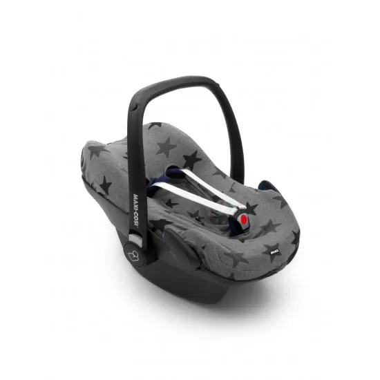 Husa de bumbac pentru scaune auto grupa 0+ Dooky Grey Stars Husa de bumbac pentru scaune auto grupa 0+ Dooky Grey Stars