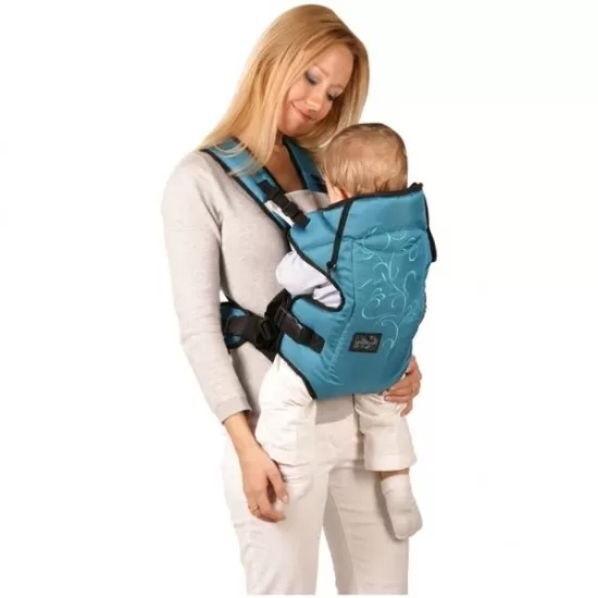 Marsupiu ergonomic 4-24 luni Womar Zaffiro Rainbow+ N15 Turcoaz