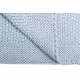 Paturica de bumbac tricotata Sensillo 100x80 cm Albastra