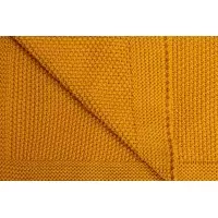 Paturica de bumbac tricotata Sensillo 100x80 cm Mustar