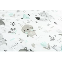 Paturica nou-nascut 80x80 cm Sensillo Minky Wrap Luminis Grafit