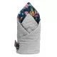 Paturica nou-nascut Sensillo Velvet Wrap Colibri Albastra 75x75 cm