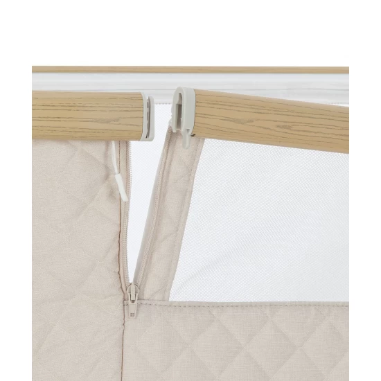 Patut co-sleeping cu sistem de leganare electronica, melodii, senzor de miscare, timer, bluetooth Carrello Prima Honey Beige Patut co-sleeping cu sistem de leganare electronica, melodii, senzor de miscare, timer, bluetooth Carrello Prima Honey Beige