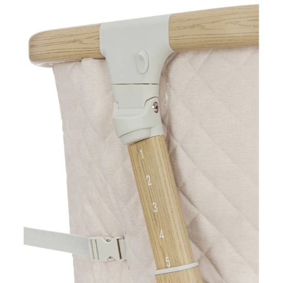 Patut co-sleeping cu sistem de leganare electronica, melodii, senzor de miscare, timer, bluetooth Carrello Prima Honey Beige Patut co-sleeping cu sistem de leganare electronica, melodii, senzor de miscare, timer, bluetooth Carrello Prima Honey Beige