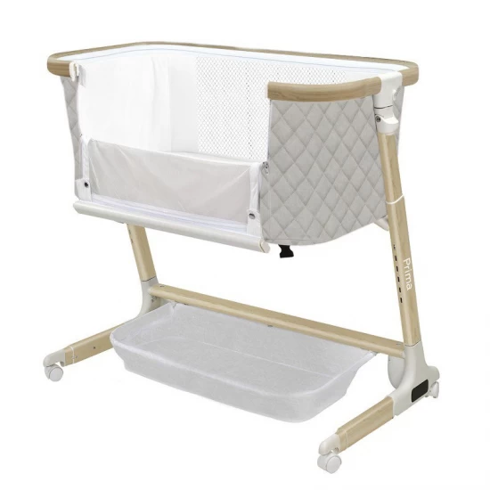 Patut co-sleeping cu sistem de leganare electronica, melodii, senzor de miscare, timer, bluetooth Carrello Prima Cloud Grey Patut co-sleeping cu sistem de leganare electronica, melodii, senzor de miscare, timer, bluetooth Carrello Prima Cloud Grey