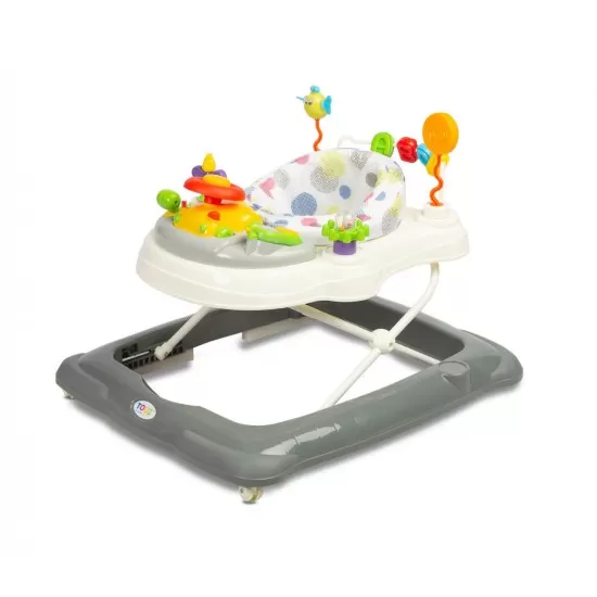 Premergator cu scaun rotativ 360° maxim 12 Kg Toyz Stepp Gri Premergator cu scaun rotativ 360° maxim 12 Kg Toyz Stepp Gri