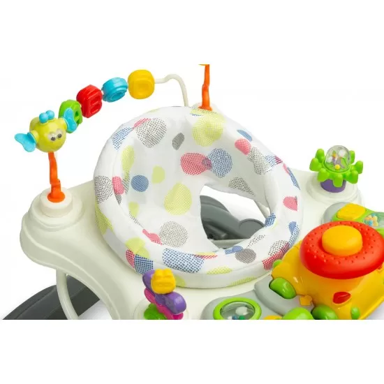 Premergator cu scaun rotativ 360° maxim 12 Kg Toyz Stepp Gri Premergator cu scaun rotativ 360° maxim 12 Kg Toyz Stepp Gri