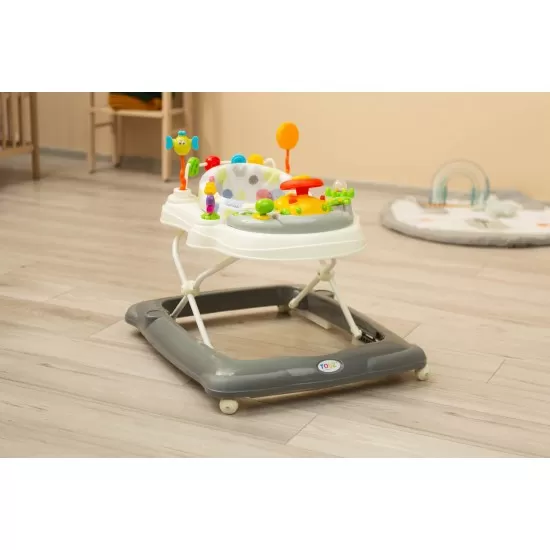 Premergator cu scaun rotativ 360° maxim 12 Kg Toyz Stepp Gri Premergator cu scaun rotativ 360° maxim 12 Kg Toyz Stepp Gri