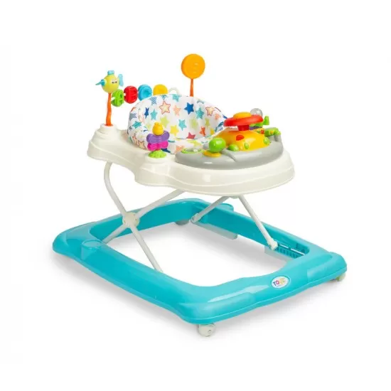 Premergator cu scaun rotativ 360° maxim 12 Kg Toyz Stepp Albastru Deschis Premergator cu scaun rotativ 360° maxim 12 Kg Toyz Stepp Albastru Deschis