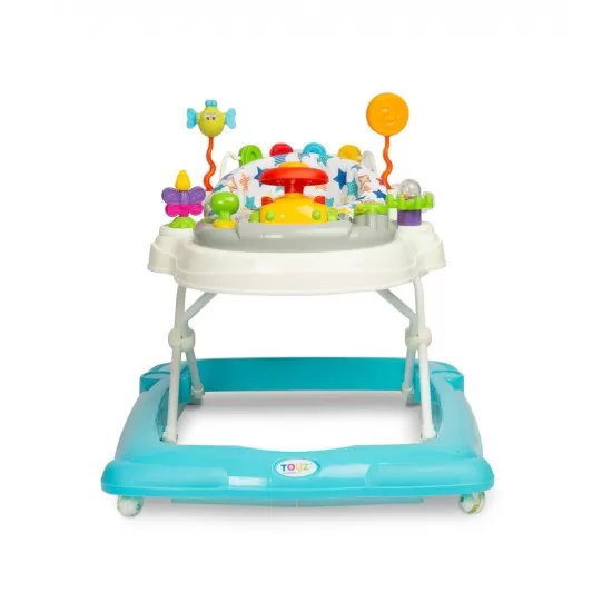 Premergator cu scaun rotativ 360° maxim 12 Kg Toyz Stepp Albastru Deschis Premergator cu scaun rotativ 360° maxim 12 Kg Toyz Stepp Albastru Deschis