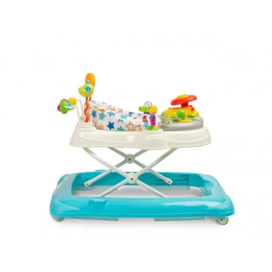 Premergator cu scaun rotativ 360° maxim 12 Kg Toyz Stepp Albastru Deschis Premergator cu scaun rotativ 360° maxim 12 Kg Toyz Stepp Albastru Deschis