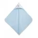 Prosop de baie cu gluga 100x100cm Sensillo Vulpe/Albastru Prosop de baie cu gluga 100x100cm Sensillo Vulpe/Albastru