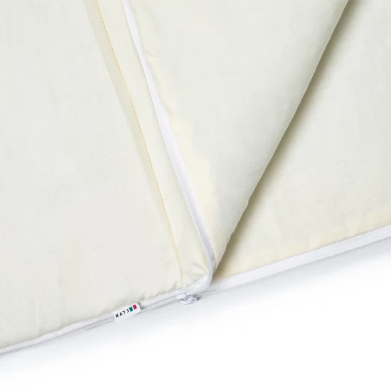 Sac de dormit de bumbac cu perna si fermoar 140x75 cm Nativo Dreams Bej Sac de dormit de bumbac cu perna si fermoar 140x75 cm Nativo Dreams Bej
