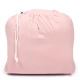 Sac de dormit de bumbac cu perna si fermoar 140x75 cm Nativo Dreams Piersica Sac de dormit de bumbac cu perna si fermoar 140x75 cm Nativo Dreams Piersica