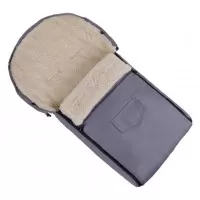 Sac de dormit impermeabil de lana Nativo Winter 95x40 cm Gri