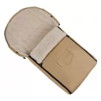 Sac de dormit impermeabil de lana Nativo Winter 95x40 cm Cappuccino