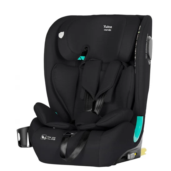 Scaun auto Isofix, 2 pozitii de inclinare, Top Tether, Carrello Yukon I-Size 76-150 cm Midnight Black