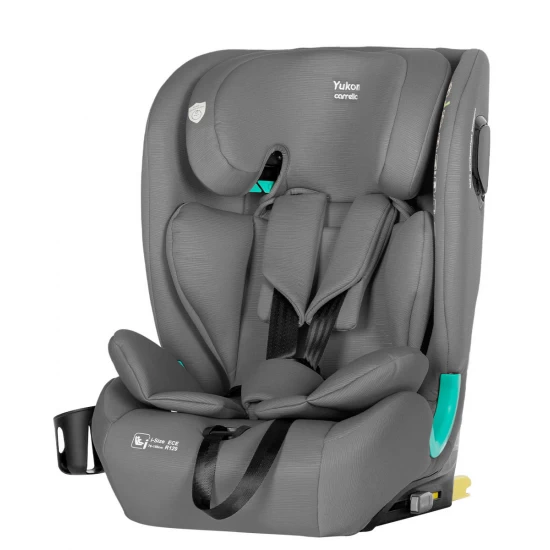 Scaun auto Isofix, 2 pozitii de inclinare, Top Tether, Carrello Yukon I-Size 76-150 cm Seashell Grey Scaun auto Isofix, 2 pozitii de inclinare, Top Tether, Carrello Yukon I-Size 76-150 cm Seashell Grey