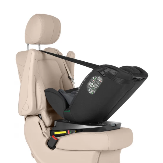 Scaun auto rotativ 360°, SPS, Top Tether, Carrello Unity i-Size 40-150 cm Isofix Accord Grey