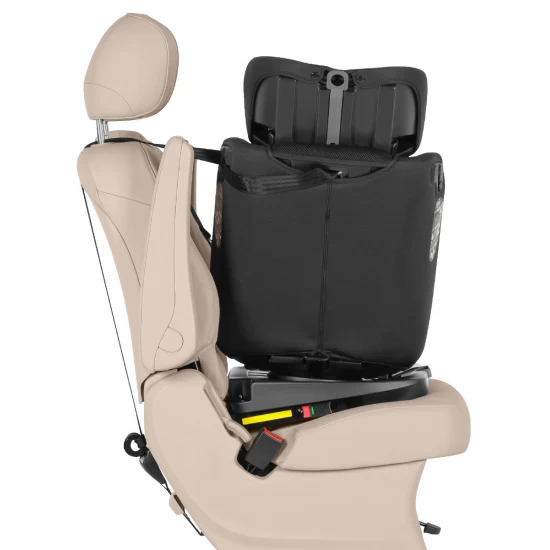 Scaun auto rotativ 360°, SPS, Top Tether, Carrello Unity i-Size 40-150 cm Isofix Accord Grey