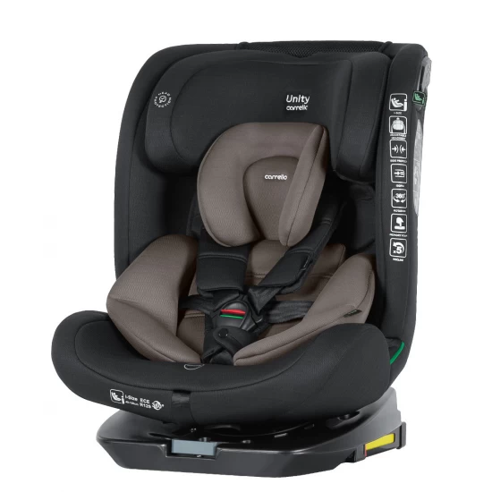 Scaun auto rotativ 360°, SPS, Top Tether, Carrello Unity i-Size 40-150 cm Isofix Harmony Beige