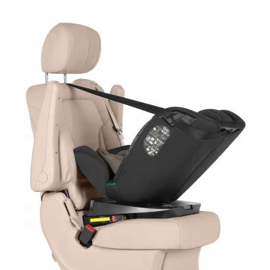 Scaun auto rotativ 360°, SPS, Top Tether, Carrello Unity i-Size 40-150 cm Isofix Harmony Beige